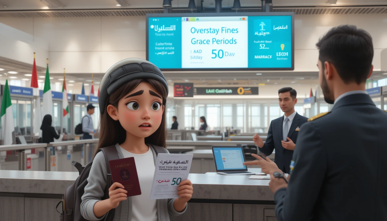 UAE Visa Overstay Fines & Grace Periods
