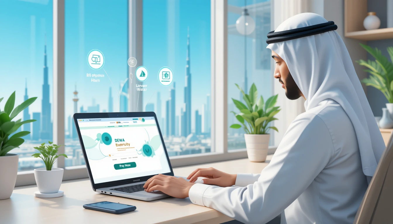 How to Pay DEWA Bills in UAE online 2025 Full Guide for UAE Residents