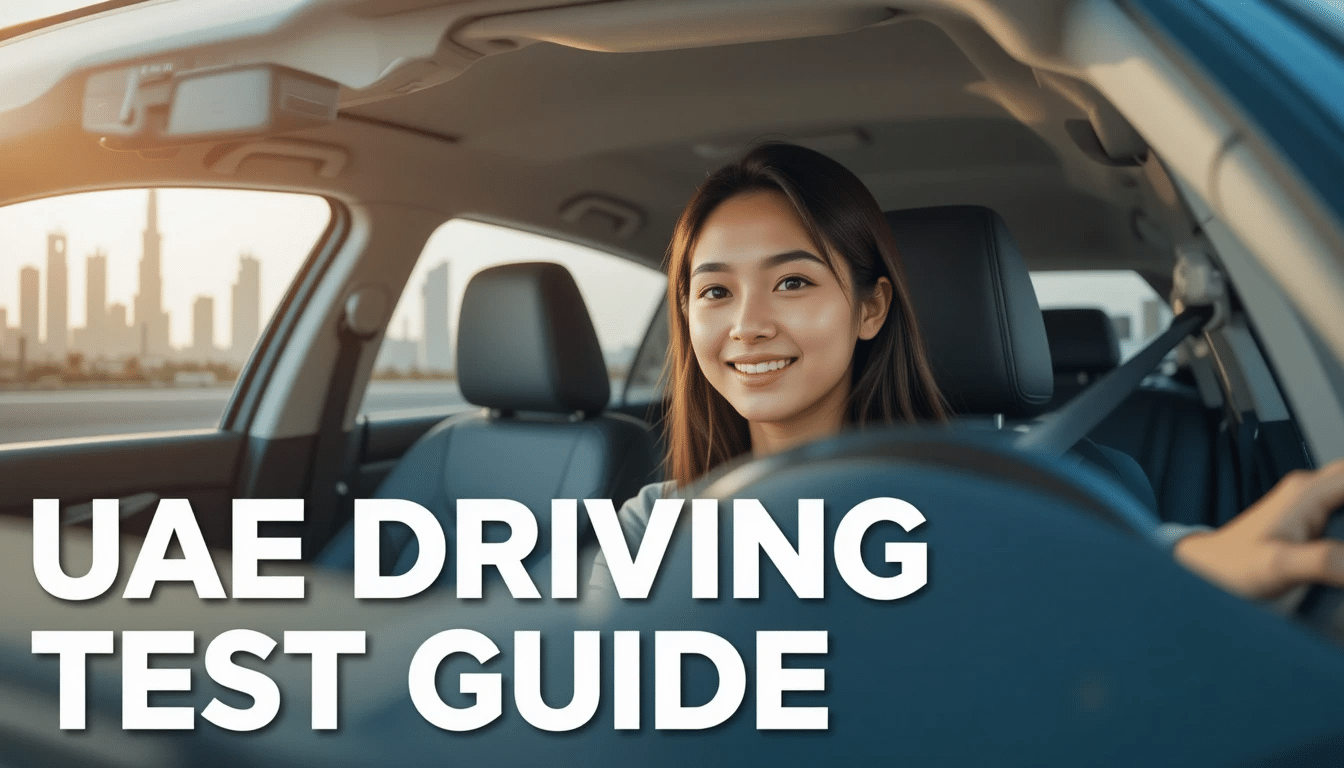 UAE driving test Full guide 2025 step by step