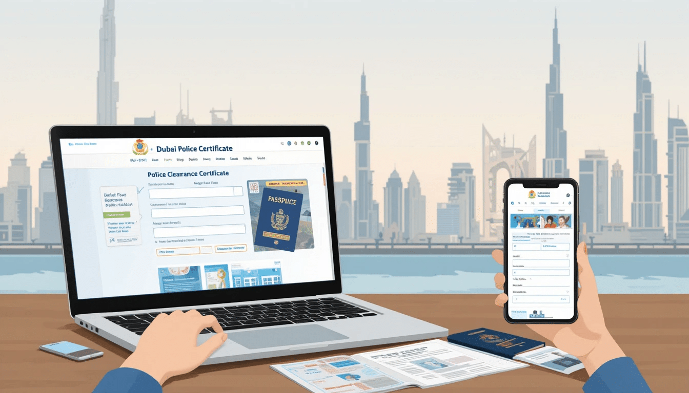 Dubai Police Clearance Certificate Application Full Guide 2025